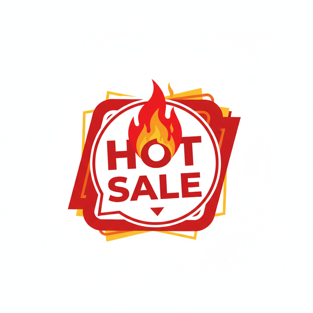 icono con fondo blanco para un icono de HOT SALE